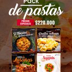 Pack Cursos: Fetuccini & salsas clásicas I + Pastas rellenas y salsas clásicas II + Lasañas + Ñoquis