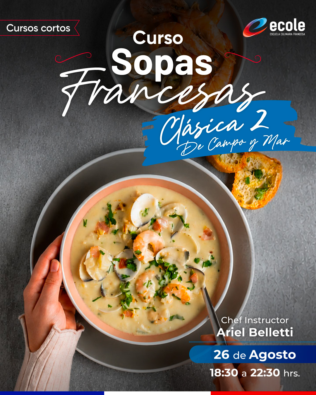 02_post_curso_Sopa2 Curso Sopas francesas clásicas ll - De Campo y Mar - Imagen 1