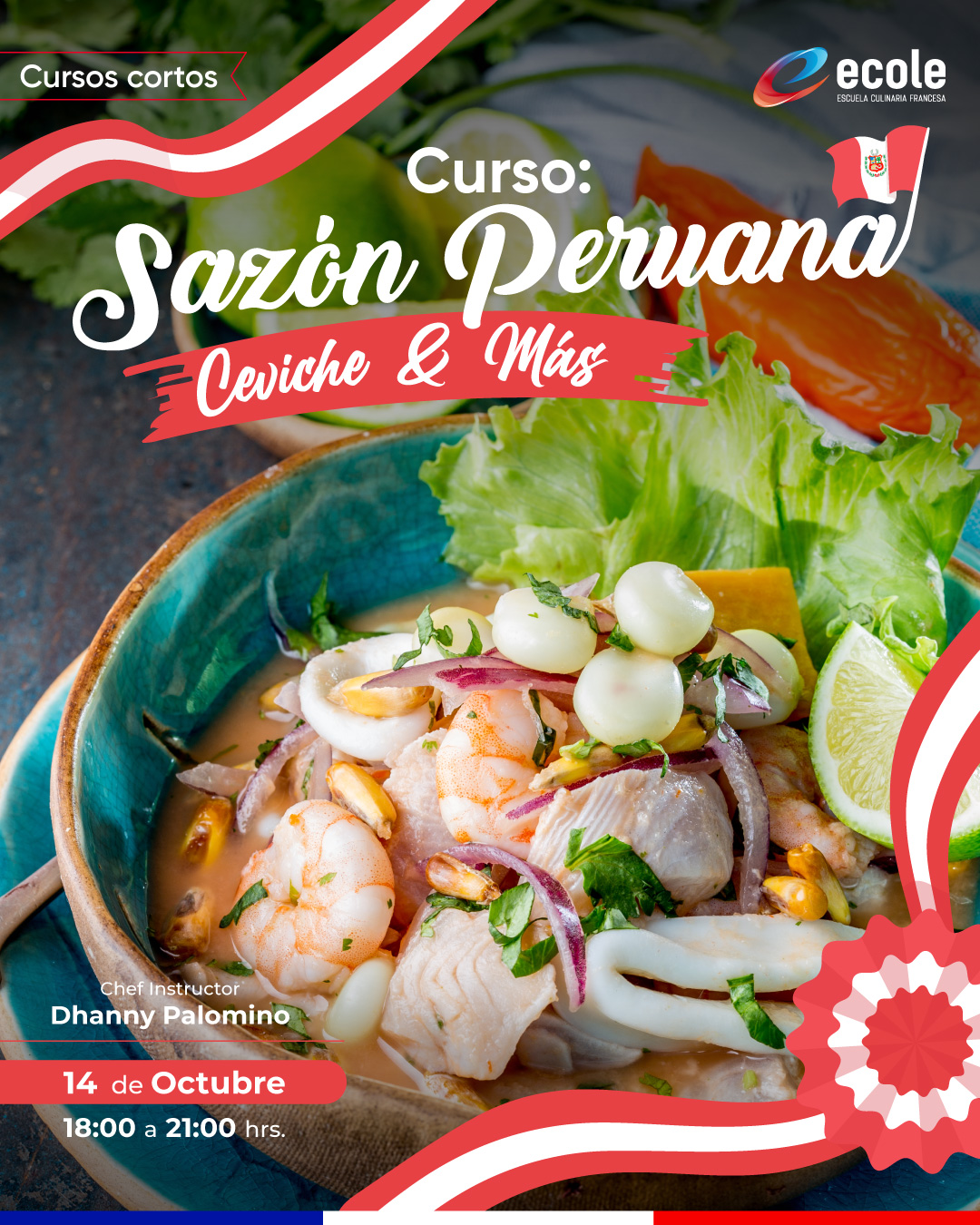 Curso “Sazón Peruana” Ceviche & Más