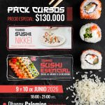 Pack Curso Sushis: Sushi esencial + Sushi nikkei