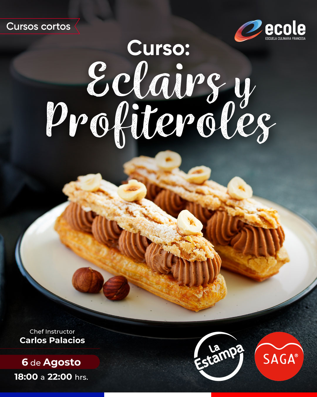 01_post_curso_eclairs_profiteroles Cursos de Eclairs y profiteroles - Imagen 1